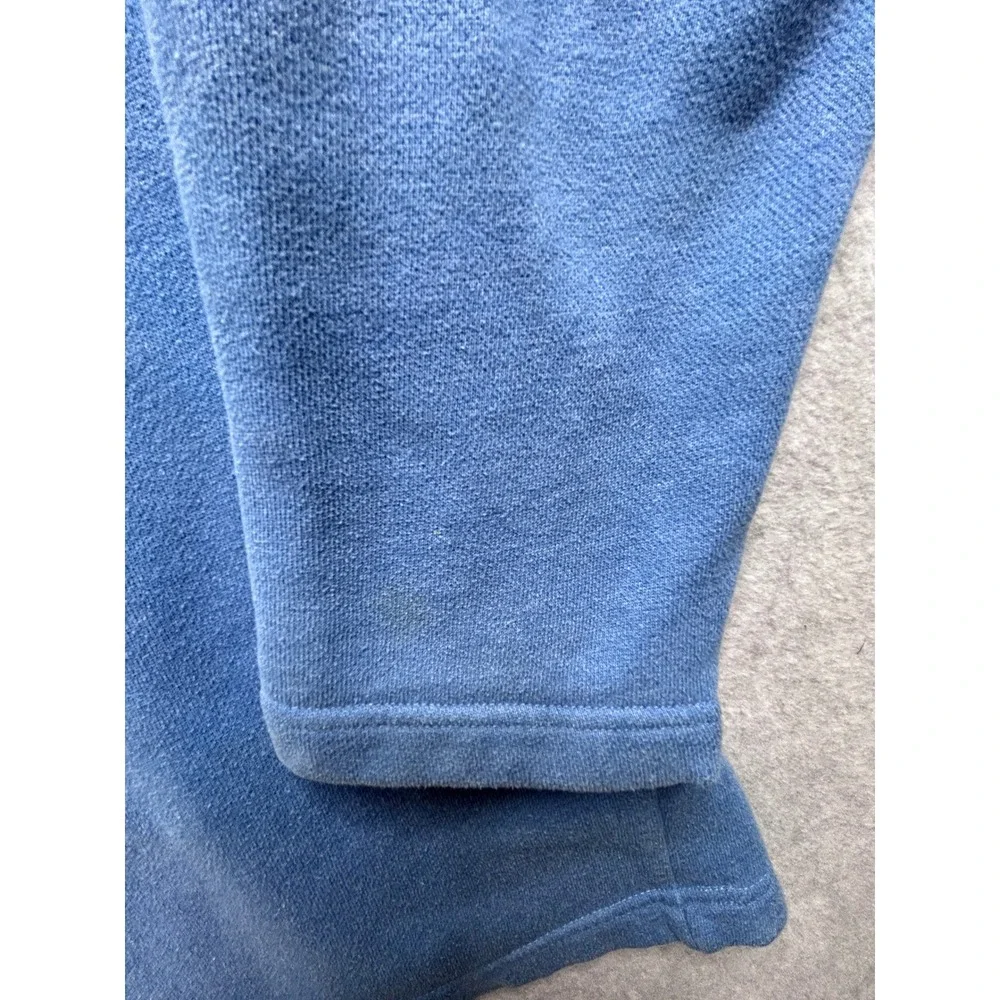 IZOD Saltwater Mens XL Blue Quarter Zip Fleece Pullover Sweatshirt
